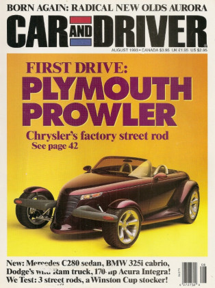 CAR & DRIVER 1993 AUG - PROWLER, AUTORA, STILLEN